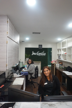 The Reception at Jax Smiles Dentistry, an Intrinsic Part of a Welcoming Dental Environment
